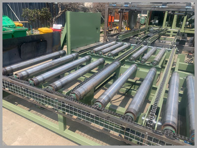 Detalles de Roller Covneyor- Cortador de chapa