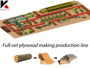 Sistema integrado de producción de madera contrachapada completa con controles automatizados