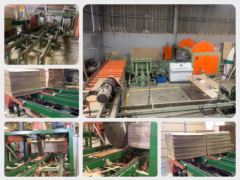 Imagen de trabajo de la máquina de corte de chapa