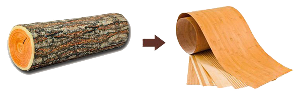 producir chapa de madera