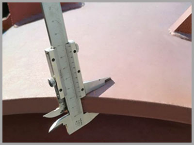 Grosor del rodillo de la máquina de ladridos