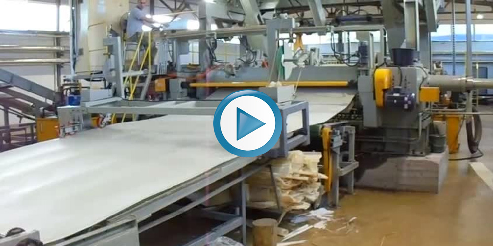 Video de trabajo de la máquina peladora de husillo.